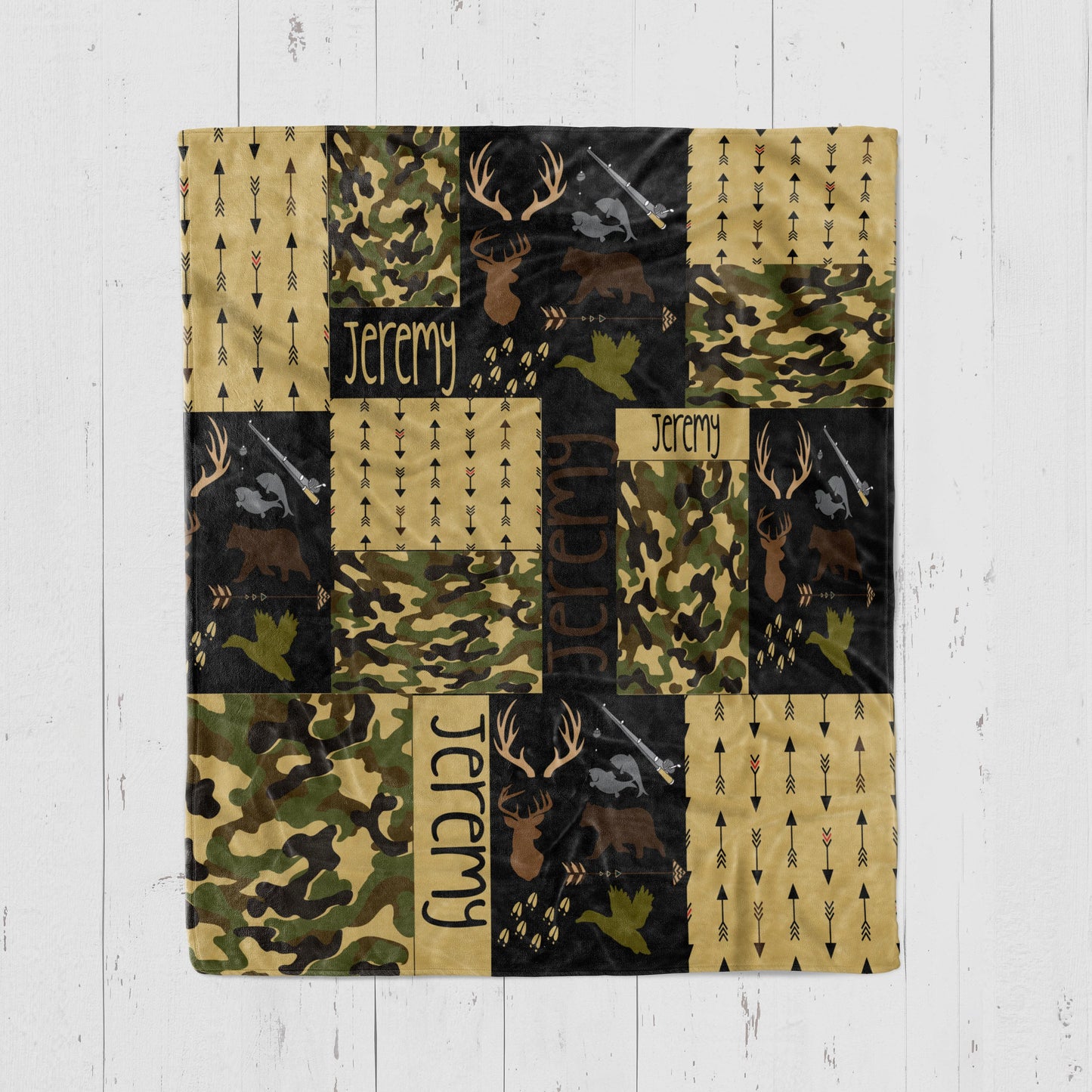 Camo Quilt Blanket