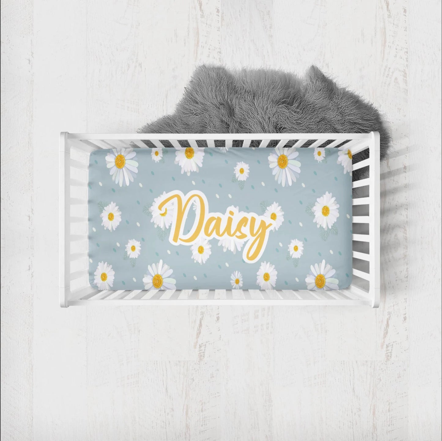 Daisy Crib Sheet