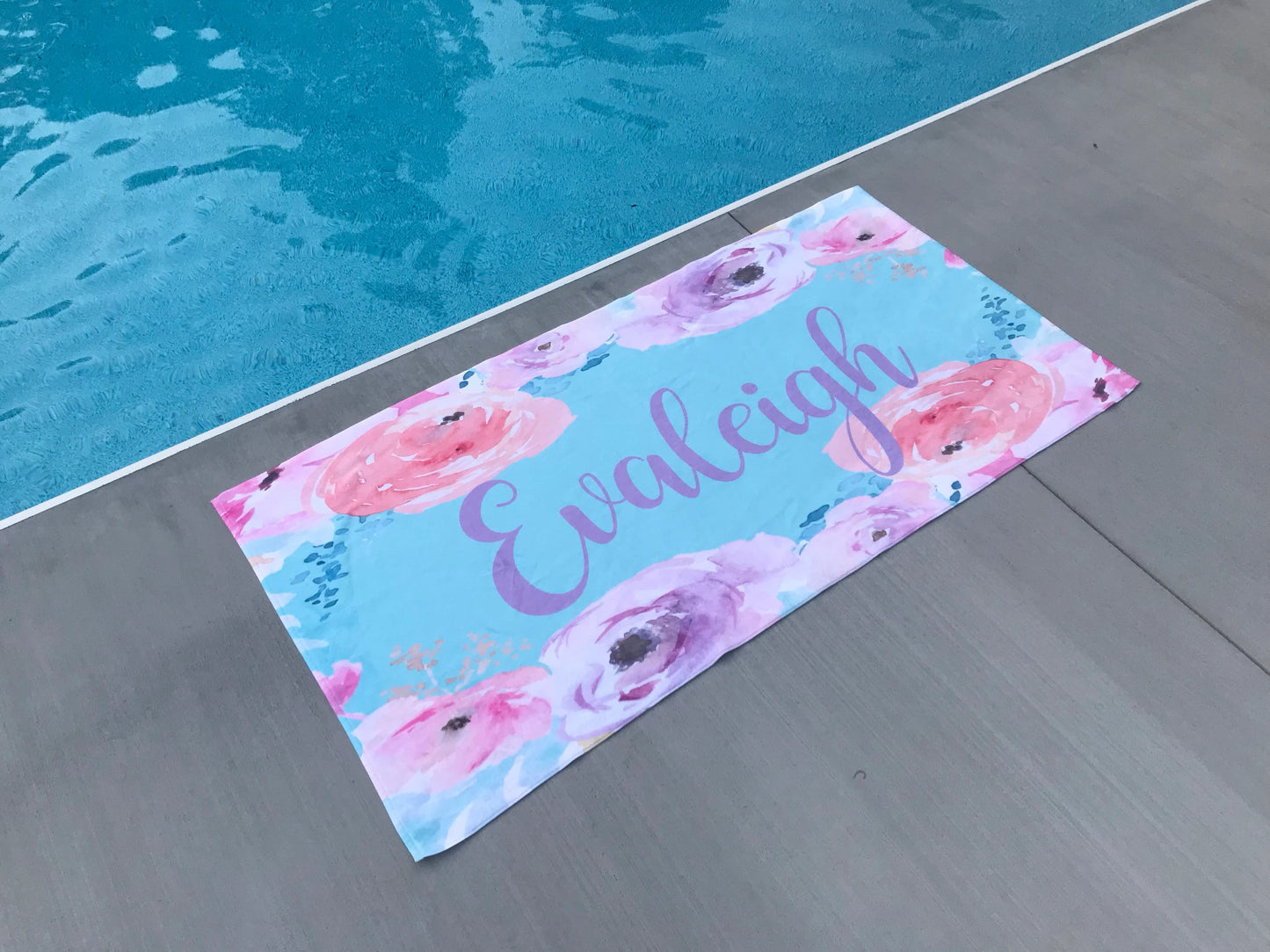 Flower Beach Towel