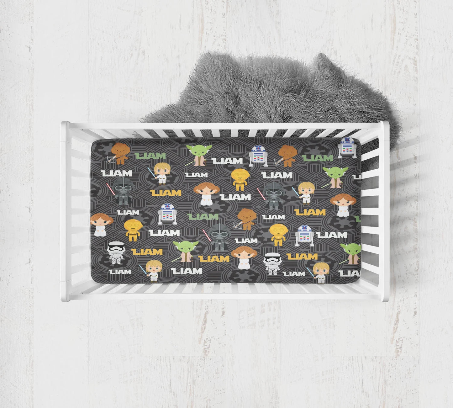 Starwars Crib Sheet