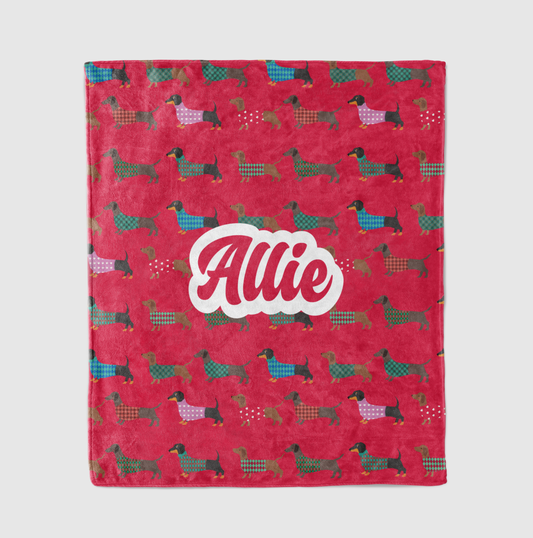 Dachshund Blanket
