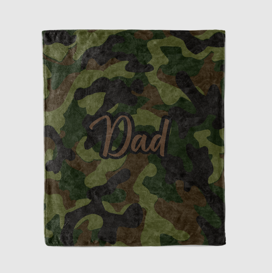 Camo Dad Blanket