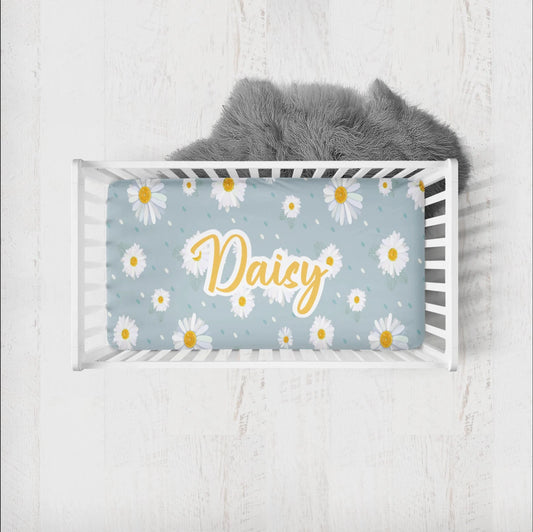 Daisy Crib Sheet