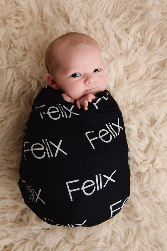 Personalized Name Swaddle