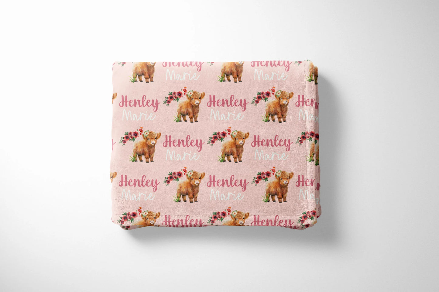 Highland Cow Girlie Blanket