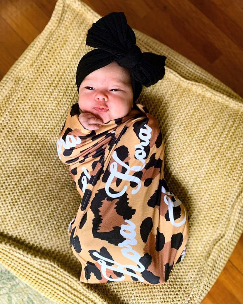 Leopard Swaddle