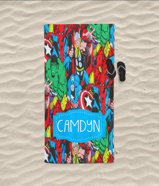 Marvel Beach Towel