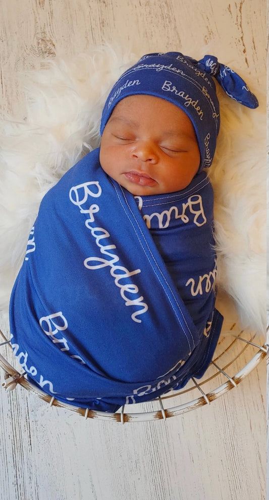 Personalized Name Swaddle