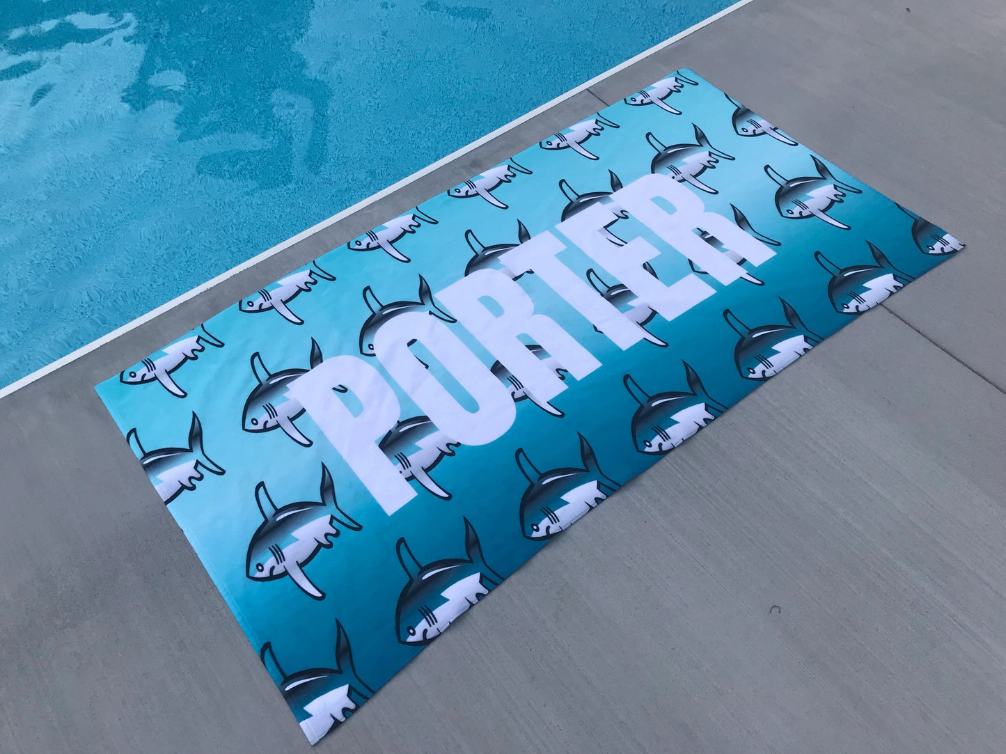 Shark Beach Towel